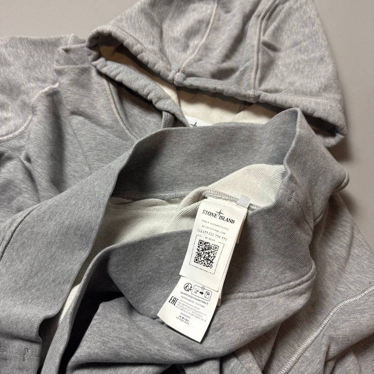 Stone Island Grey Cotton Hoodie - XXXL 5