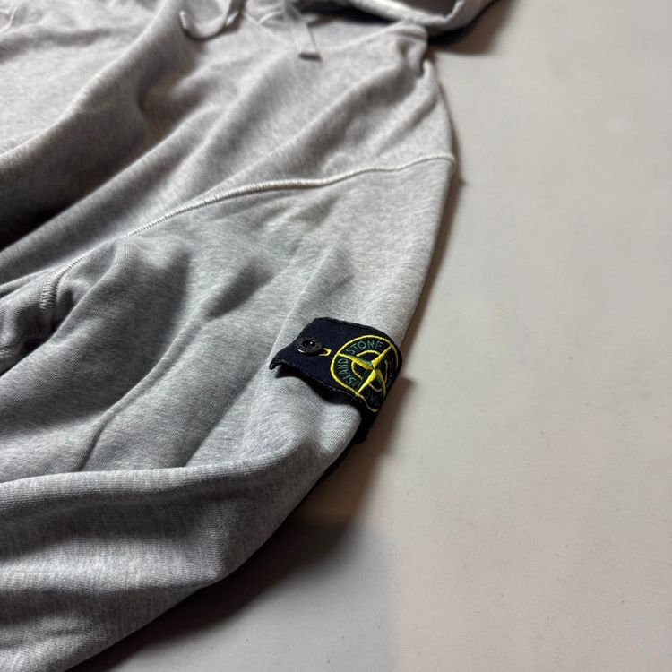 Stone Island Grey Cotton Hoodie - XXXL 4