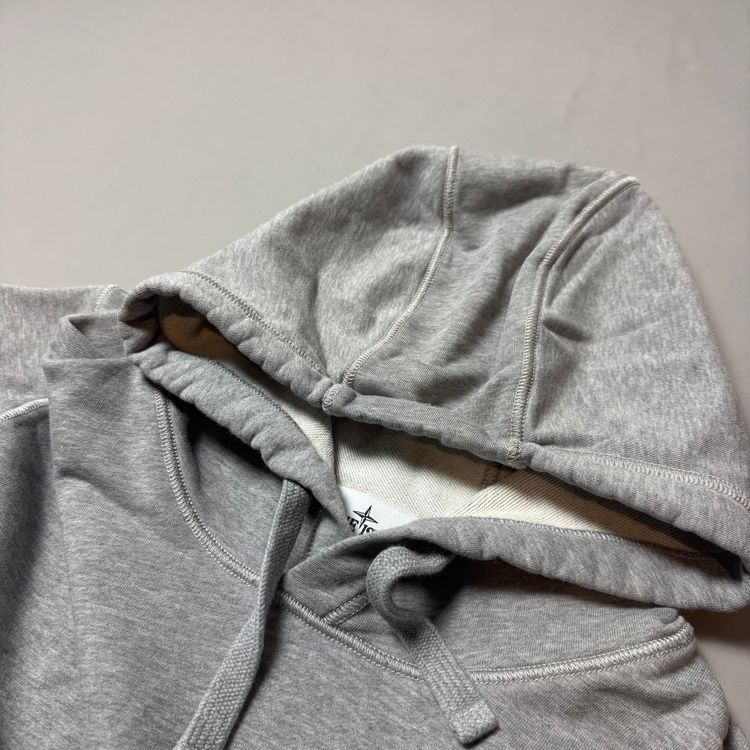 Stone Island Grey Cotton Hoodie - XXXL 3