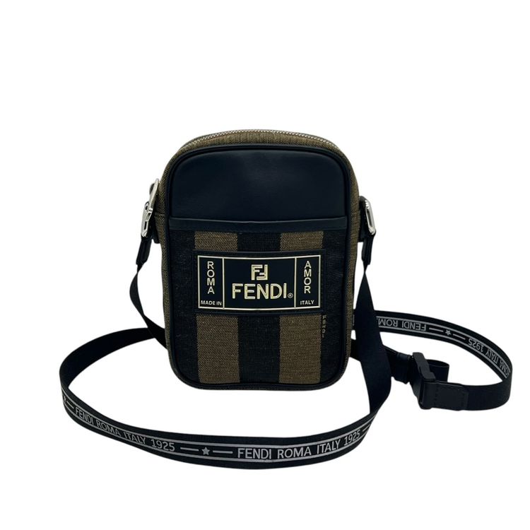 Fendi FENDI BORSA A TRACOLLA PICCOLA IN TESSUTO E PELLE product image