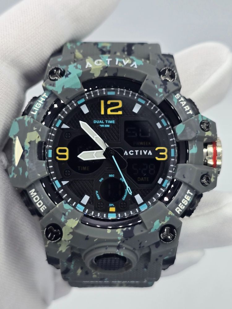 Activa Acw8008 Camouflage Digital Analog Watch imagen 4