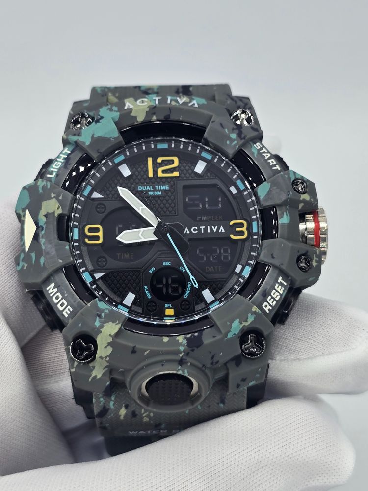 Activa Acw8008 Camouflage Digital Analog Watch imagen 3