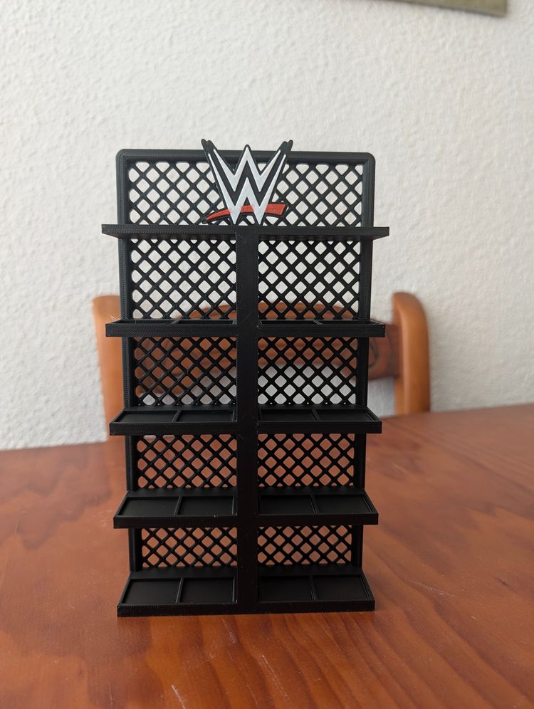 WWE Black Display Shelf With Wwe Logo funko bitty product image