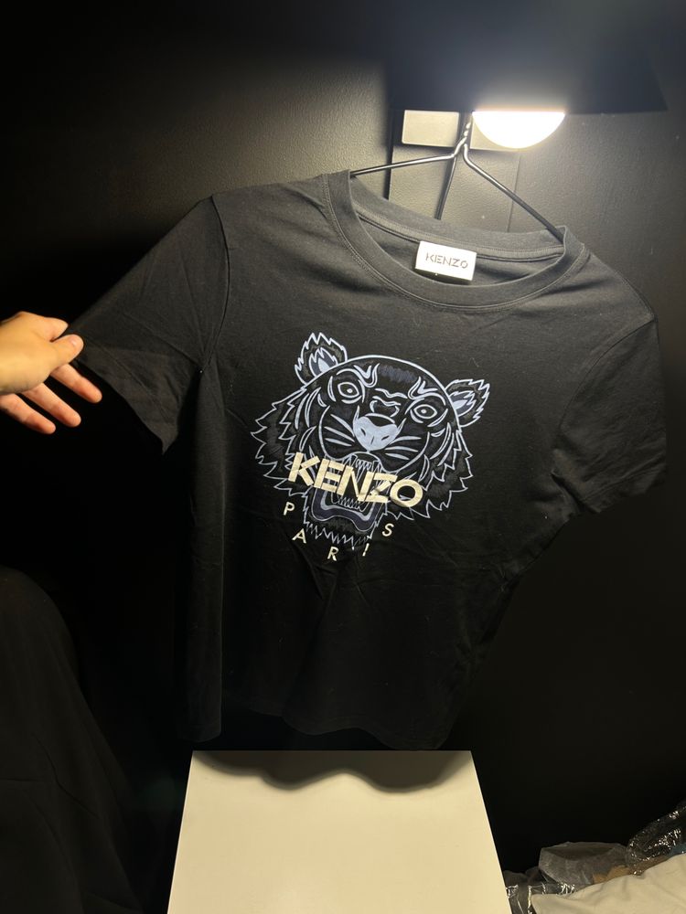KENZO black tiger graphic t-shirt