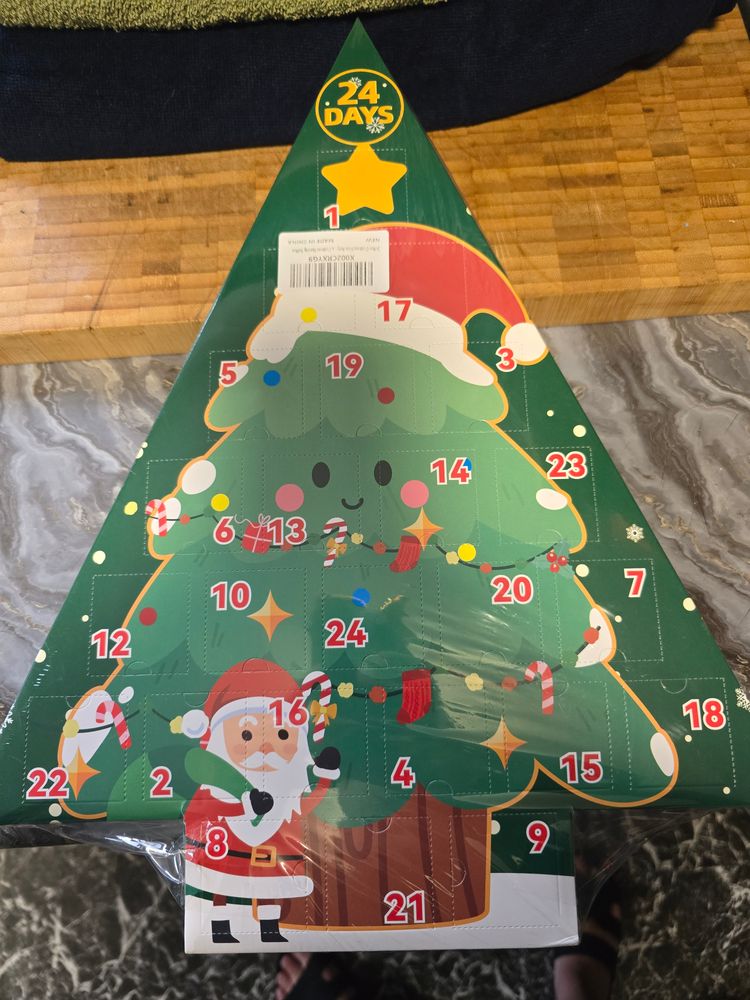 Christmas Tree slime Advent Calendar imagen 1