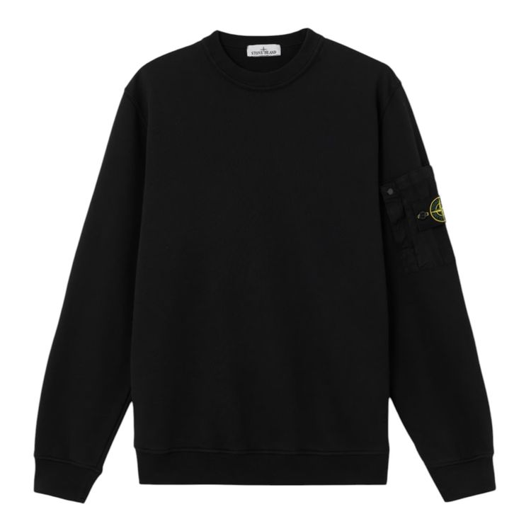 Stone Island Crewneck Sweatshirt With Arm Pocke