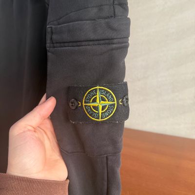 Stone Island Cargo Pocket Sweat Pants | 2021 | Light Blue | M 2