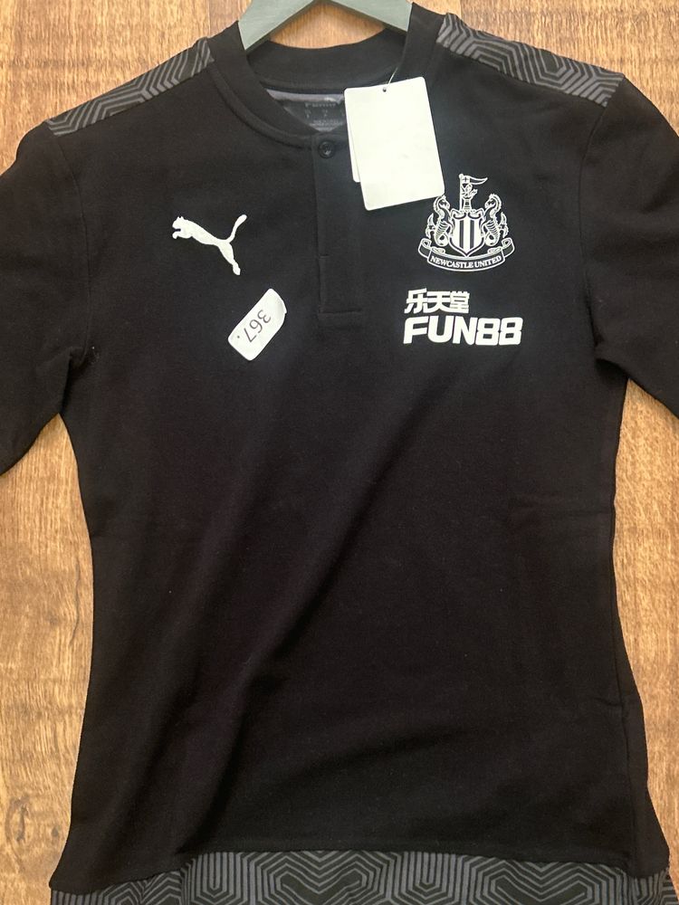 Puma Newcastle United Black Slim Fit Shirt