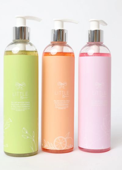 Zestaw Żeli MANDARYNKA 300ML + ORCHIDEA 300ML+ DRZEWO CEDROWE 300ML Littlebow