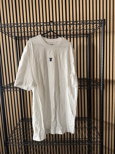 B129 DJK Box Logo T-Shirt White Brand New