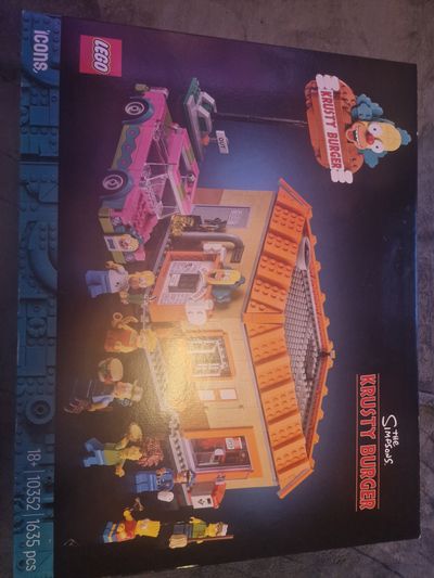 Lego The Simpsons Krusty Burger Building Set