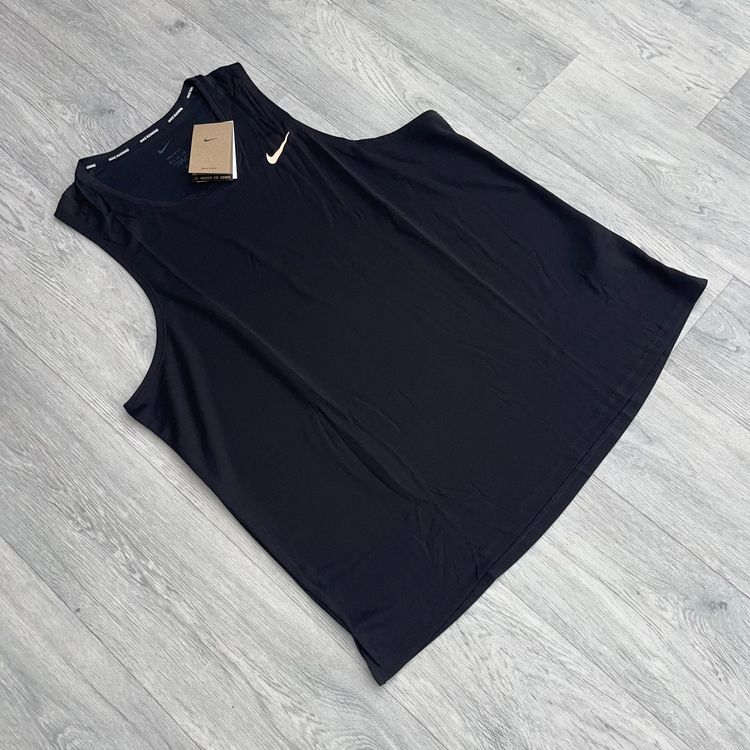Nike Dri-FIT Miler Sleeveless Vest Tank Top - Black [DV9321-010] image 1