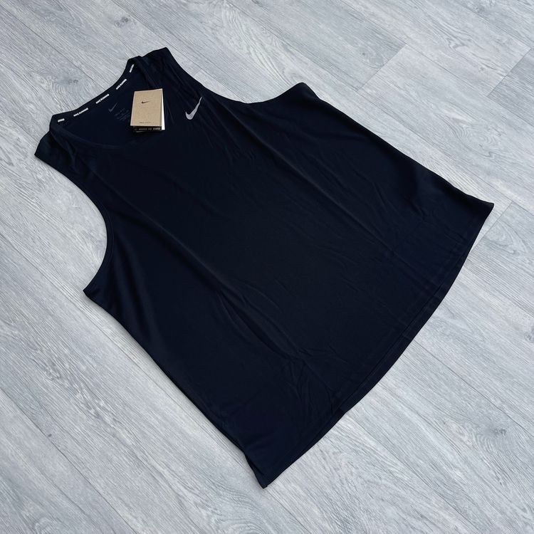 Nike Dri-FIT Miler Sleeveless Vest Tank Top - Black [DV9321-010] imagen 2