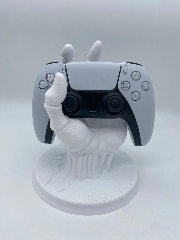 Porta controller PS4/PS5/XBOX White Hand-Shaped Controller Stand