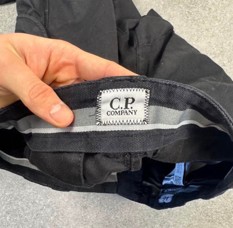 C.P. Company Black Ergonomic Fit Cargo Pants 2