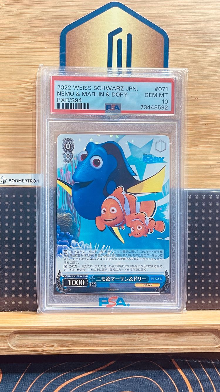 PSA 10 - Nemo & Marlin & Dory - Finding Nemo - 2022 Weiss Schwarz Japan 