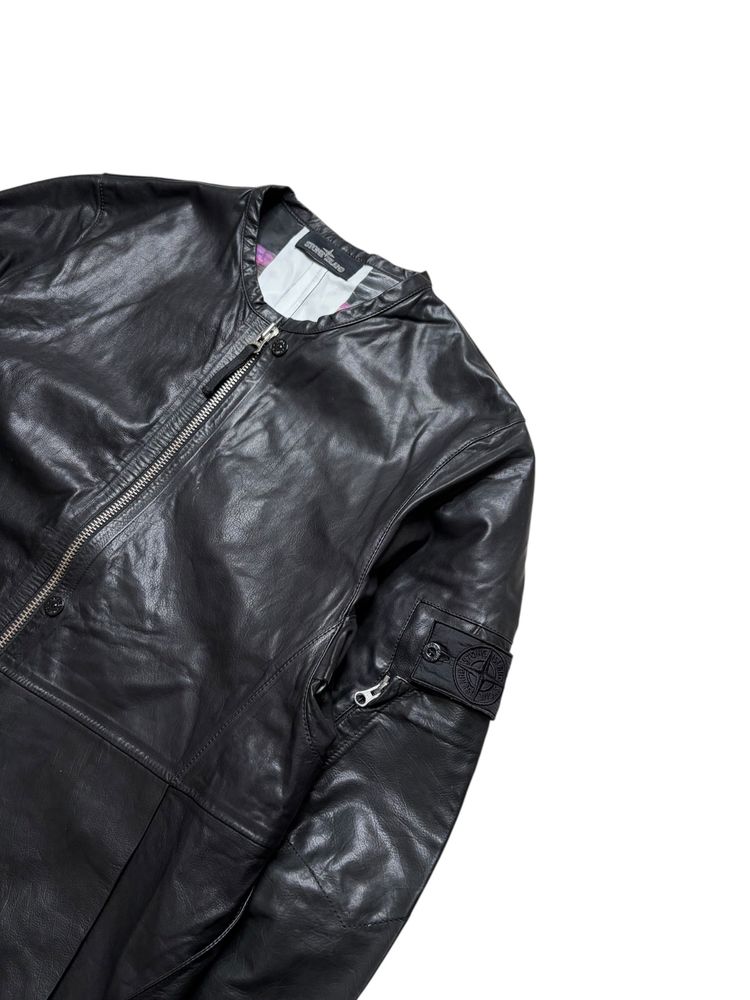 Stone Island Leather Jacket 6