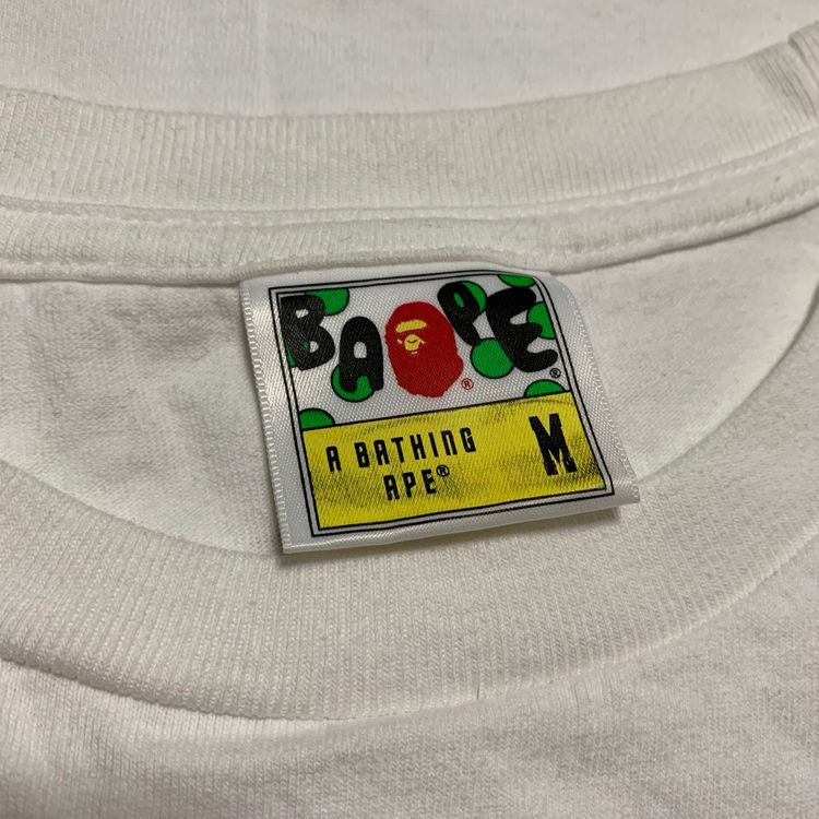 Bape Medium Louis De Guzman Baby Milo White Tee A Bathing Ape 2022 image 2