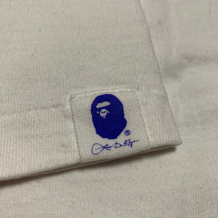Bape Medium Louis De Guzman Baby Milo White Tee A Bathing Ape 2022 image 11