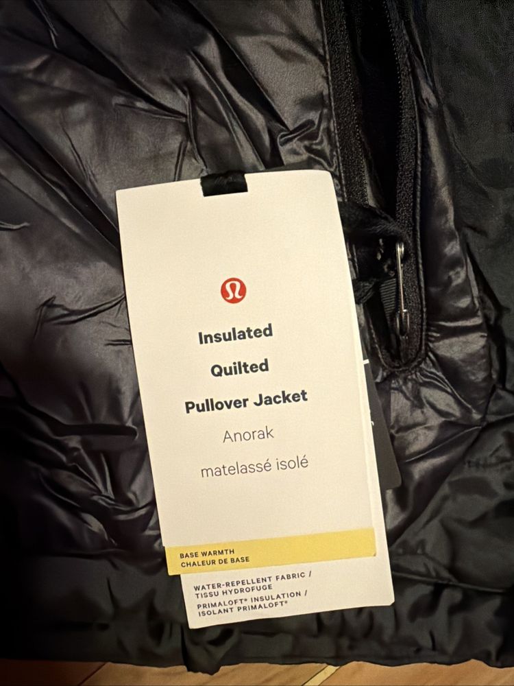 Lululemon Insulated Quilted Pullover Jacket Lightweight Puffer Uk 10 BNWT £148 image 9