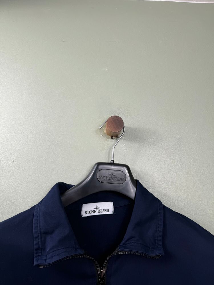 Stone Island Navy 1/4 Zip Jumper image 2