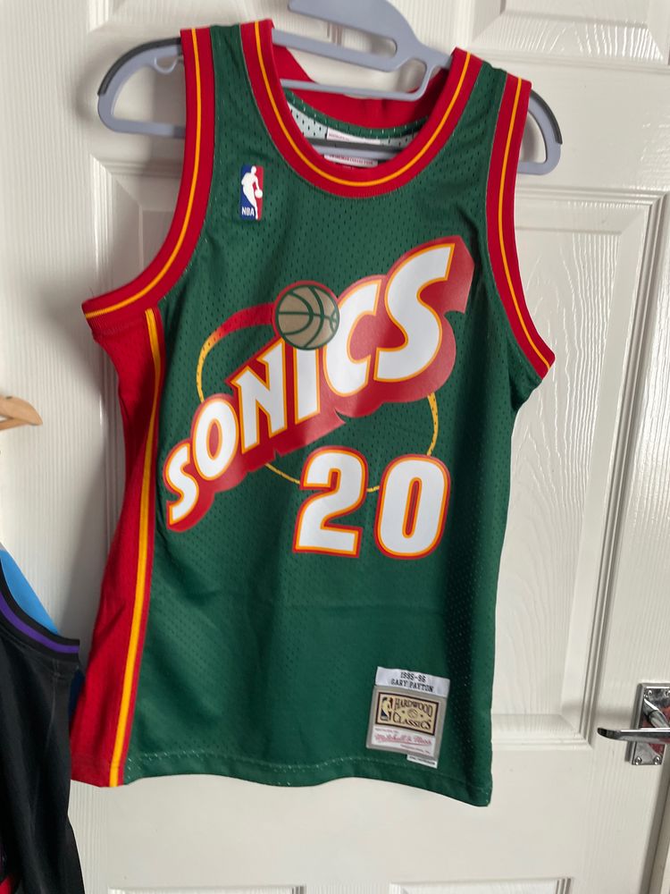 Mitchell & Ness Seattle Supersonics Payton 20 Basketball Jersey