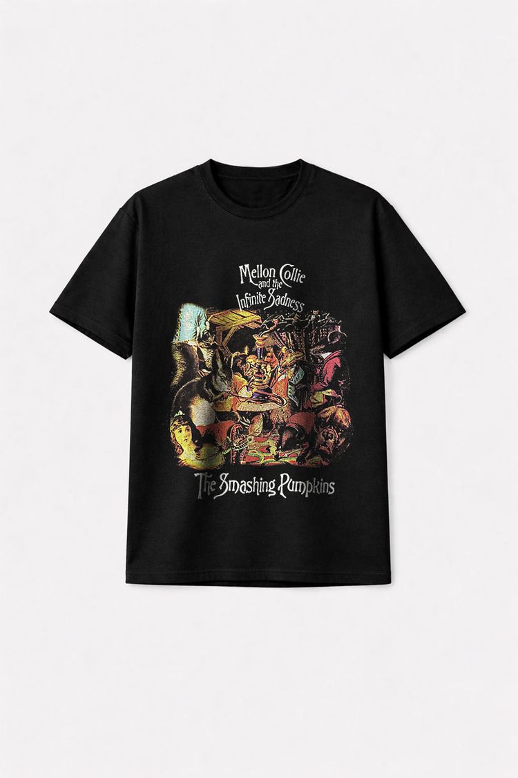 The Smashing Pumpkins Mellon Collie Animals Premium Carbon Finish T Shirt