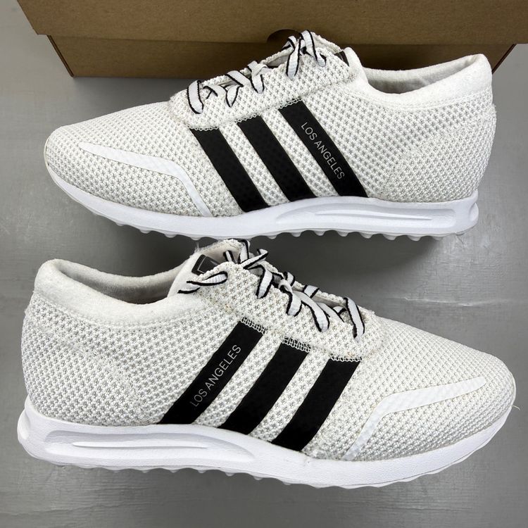 Adidas Originals Los Angeles Size UK 7 White Black Running Men's Trainers BB4701 image 1