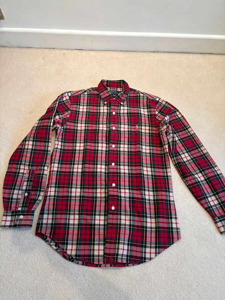 Polo Ralph Lauren Red Plaid Button-Up Shirt image 6