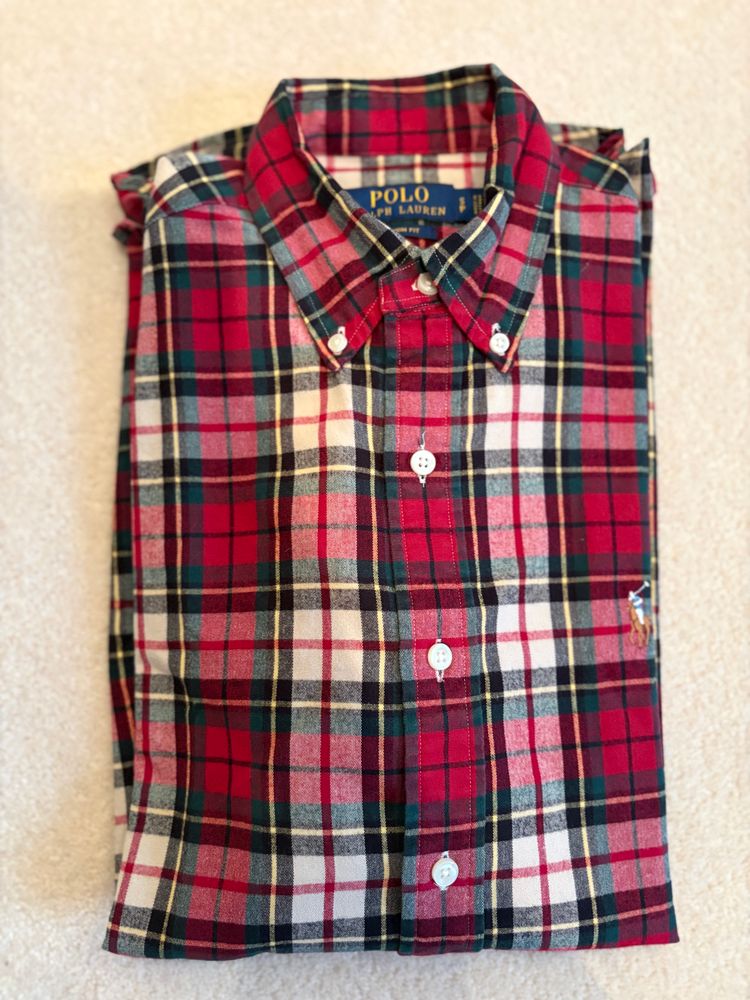 Polo Ralph Lauren Red Plaid Button-Up Shirt image 1