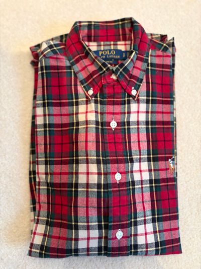 Polo Ralph Lauren Red Plaid Button-Up Shirt