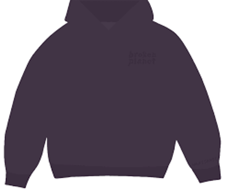 Sourced By CS Broken Planet Basic Hoodie - Nightshade Purple product image