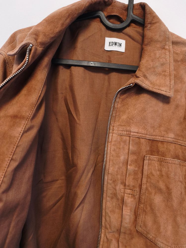 Edwin Panhead Zip Leather Jacket image 6