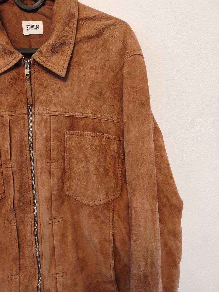 Edwin Panhead Zip Leather Jacket image 5