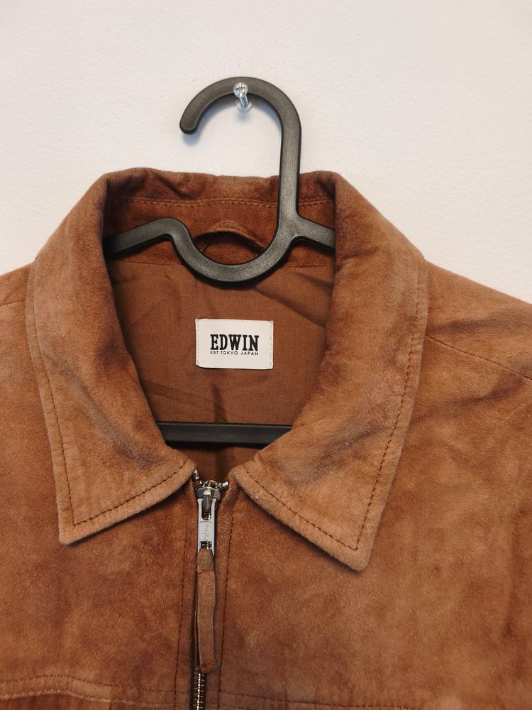 Edwin Panhead Zip Leather Jacket image 3