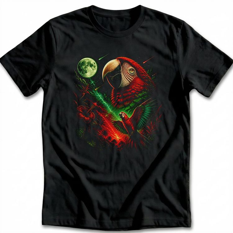 Parrot Squawking T-Shirt AU 4