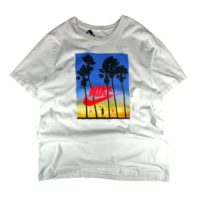 Nike Air White Graphic T-Shirt (XL)
