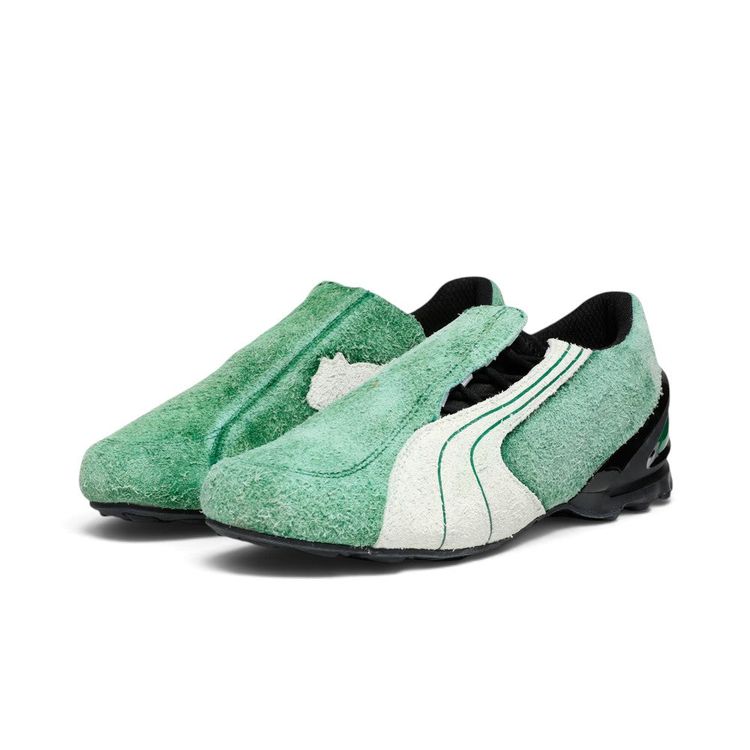 PUMA x KIDSUPER V-S1 Unisex Sneakers Hairy Suede Archive Green 403848-01 image 3
