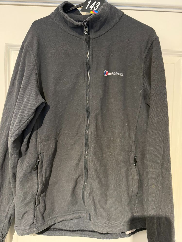 Berghaus black fleece jacket Size S