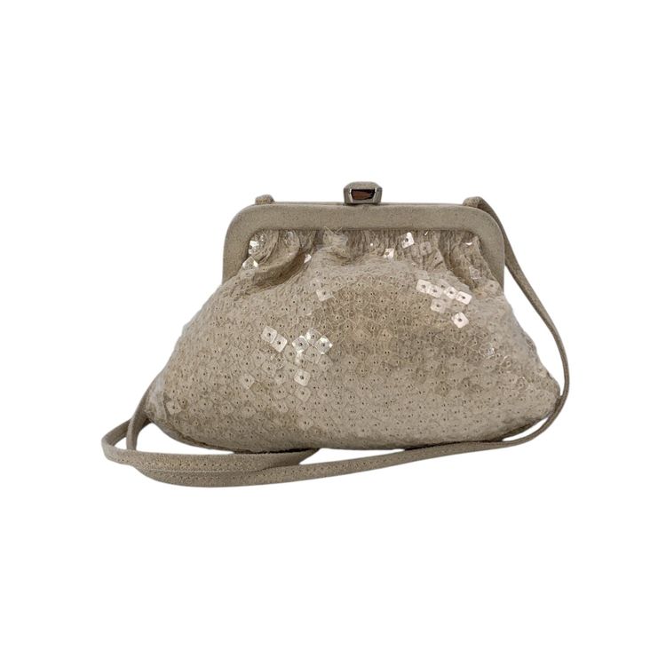 Immagine di Bottega Veneta Vintage Suede Shoulder Bag Sequins 1
