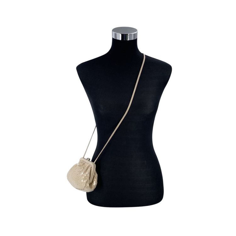 Immagine di Bottega Veneta Vintage Suede Shoulder Bag Sequins 5