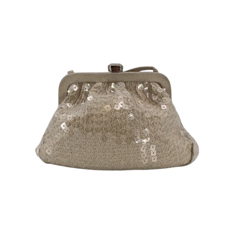 Immagine di Bottega Veneta Vintage Suede Shoulder Bag Sequins 7