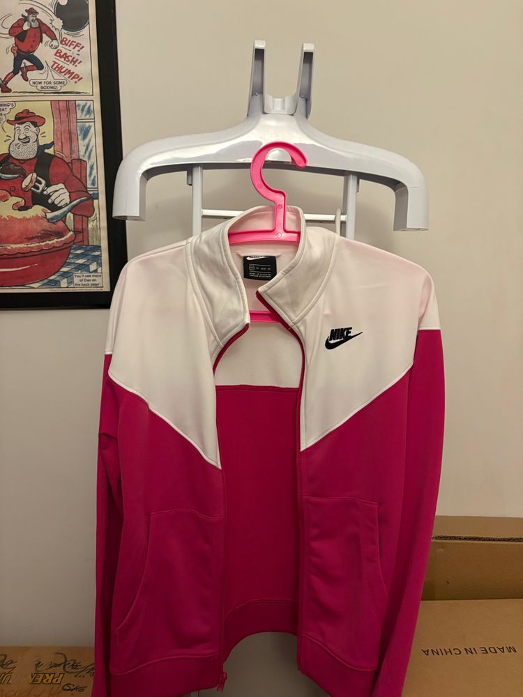 Nike Nike Pink and White Tracksuit Jacket and Pants product image