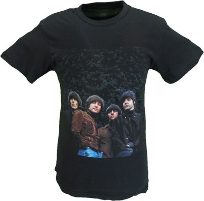 Mens Officially Licensed The Beatles Rubber Soul Photo T Shirts