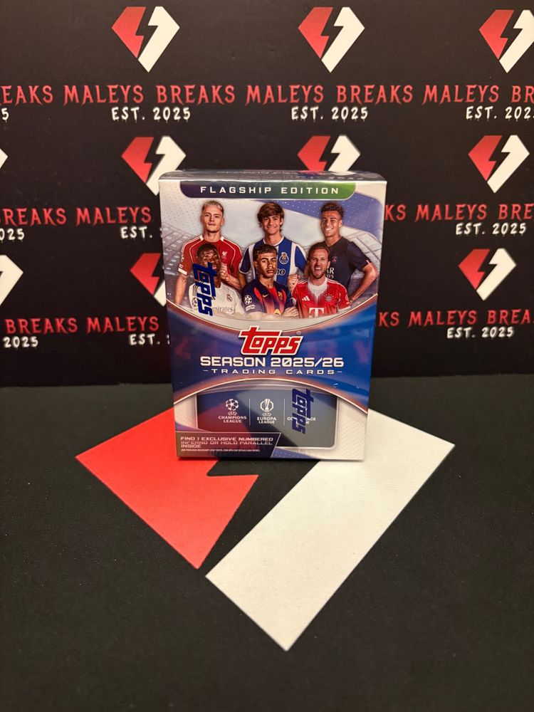 Topps UEFA Club Competitions 2025/26 - Value Box *RIPPED ON LIVE*