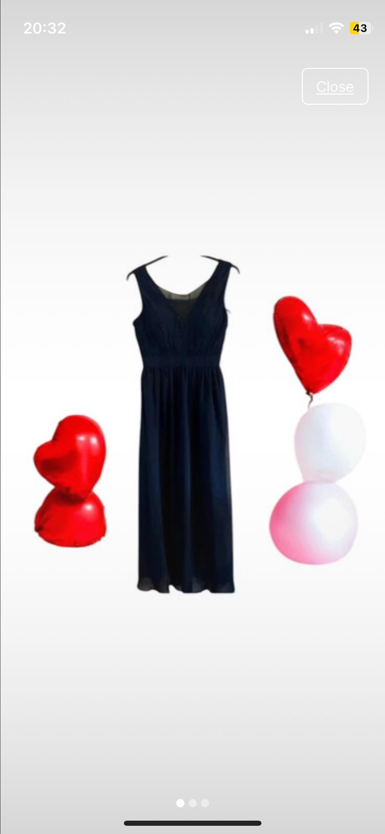 Other Chi chi London prom/bridesmaid dress in navy with diamanté detail size 12 product image