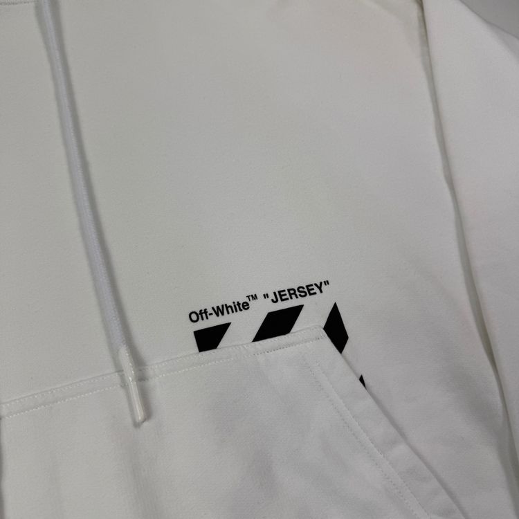 SUDADERA CON CAPUCHA OFF WHITE - talla XL 6