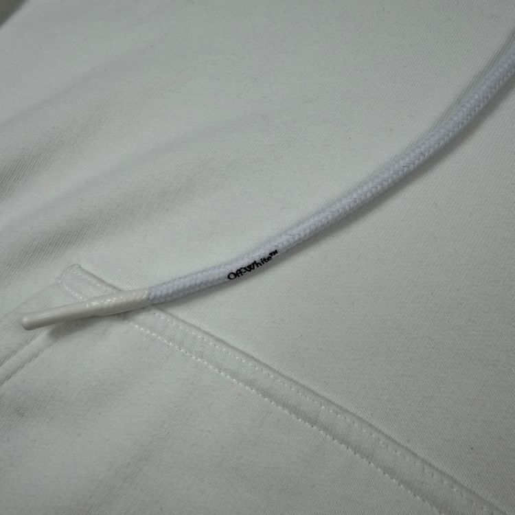 SUDADERA CON CAPUCHA OFF WHITE - talla XL 3