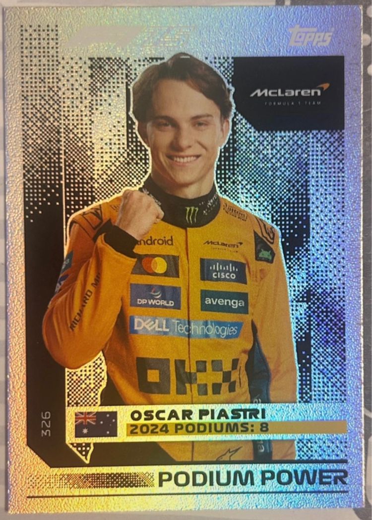 Oscar Piastri Pack 3 Cards F1 75 Formula 1 Trading Card imagen 2