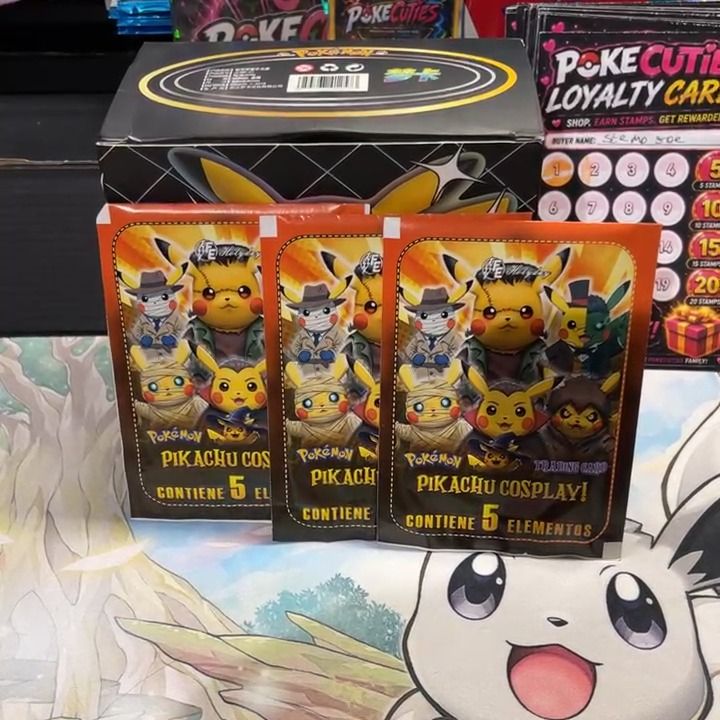 Other Menga box & 3 packs of Pika cosplay product image